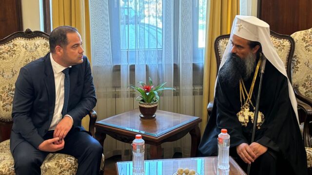 Снимка: Калин Стоянов се срещна с Българския патриарх и Софийски митрополит Даниил