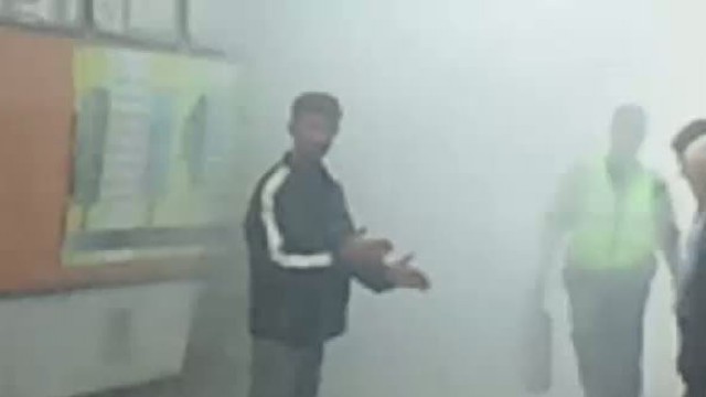 Снимка: Пожар в трамвай