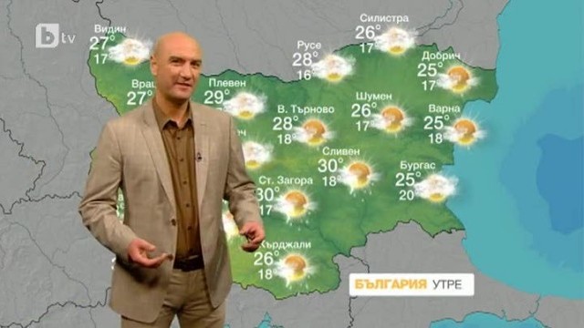 Снимка: Времето - Централна емисия - 14.06.2014