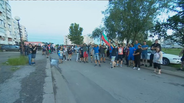 Снимка: Протестиращите в 