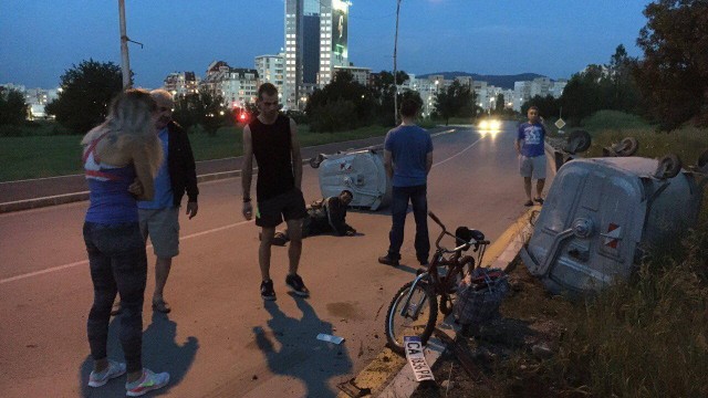 Снимка: Шофьор с джип блъсна пешеходец в столицата и избяга