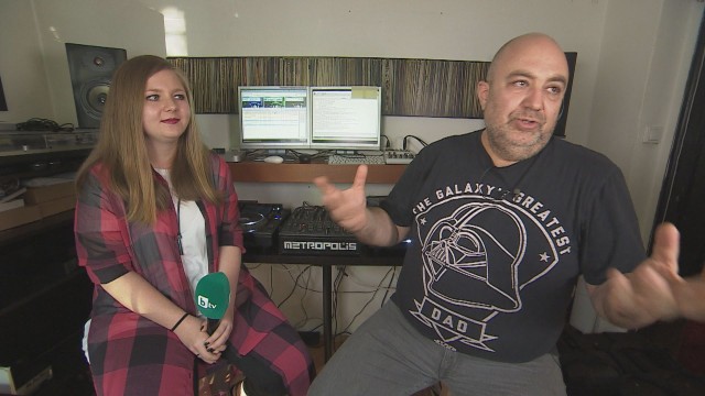 Снимка: Деца и родители: София от bTV и Стивън от „Метрополис”