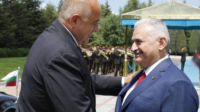 Снимка: Бинали Йълдъръм благодари на Борисов за подкрепата на България по време на опита преврата