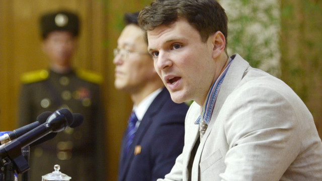 Снимка: Тръмп обвини Северна Корея за смъртта на студента Ото Уормбиър, но не спомена Ким 