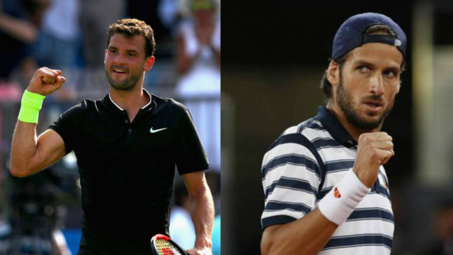 Снимка: НА ЖИВО: Григор Димитров - Фелисиано Лопес   1-2 сета (5:7, 6:3, 3:6)