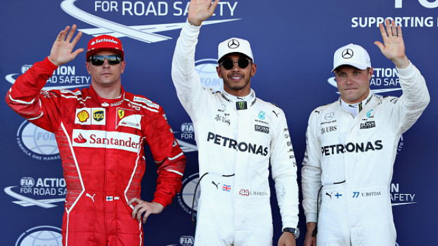 Снимка: Люис Хамилтън спечели квалификацията преди Гран При на Азербайджан