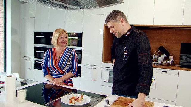 Кольо Минчев от MasterChef приготвя глазирана сьомга с портокали  в поредицата „Гладиатори в кухнята“ на „Преди обед“ по bTV на 22 юни