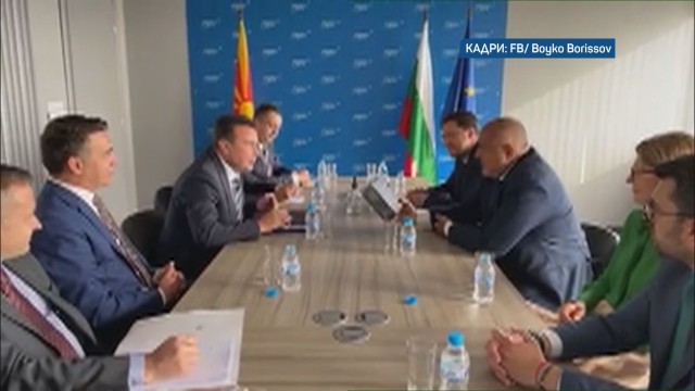 Снимка: Борисов на среща със Заев: Служебното правителство ще избяга от отговорност