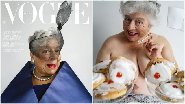 Снимка: 82-годишна звезда от „Хари Потър“ позира гола за британския Vogue