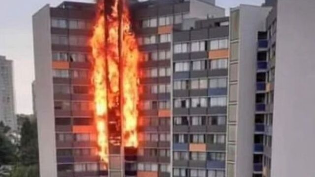 Снимка: Пожар в жилищна сграда край Брюксел, 100 души са евакуирани (СНИМКИ)