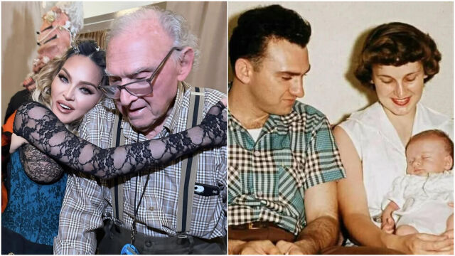 Снимка: Как Мадона поздрави баща си за 93-ия му рожден ден (СНИМКИ)
