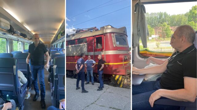 Снимка: Гроздан Караджов от влака Мездра-София: Извинявам се на всички пътници на БДЖ за условията, в които пътуват