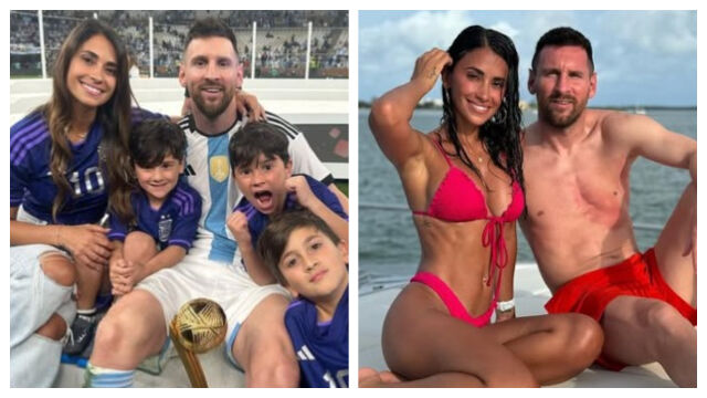 Снимка: От бедния град до луксозното имение - любовната история на Лео Меси и Антонела Рокуцо