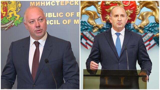 Премиер vs. президент: Радев и Желязков си размениха реплики за приемането на еврото