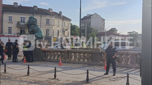 Хвърлиха мъж от Лъвов мост, загина на място (СНИМКИ)