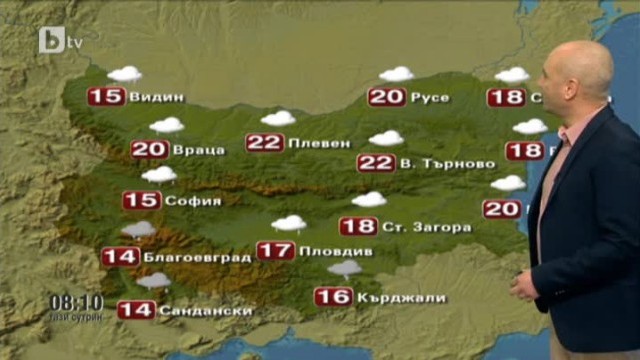 Снимка: Времето - Сутрешна емисия 14.03.2013 г.