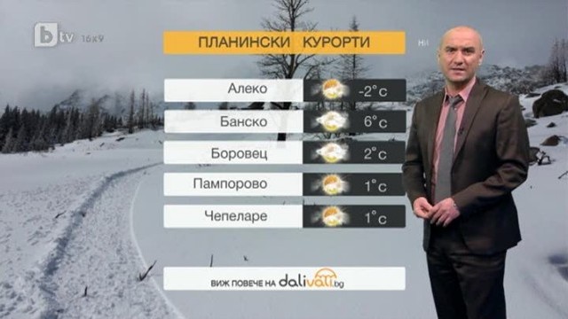 Снимка: Времето - Централна емисия - 07.03.2014 г.