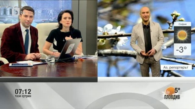 Снимка: Времето - Сутрешна емисия - 12.03.2014 г.