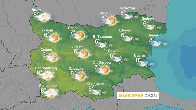 Снимка: Времето ще е предимно слънчево, но хладно
