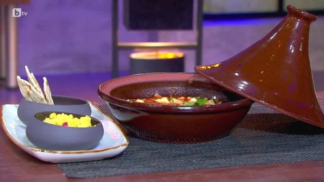 Мартин е приготвил кус-кус с шафран и пикантна хариса с арабска питка