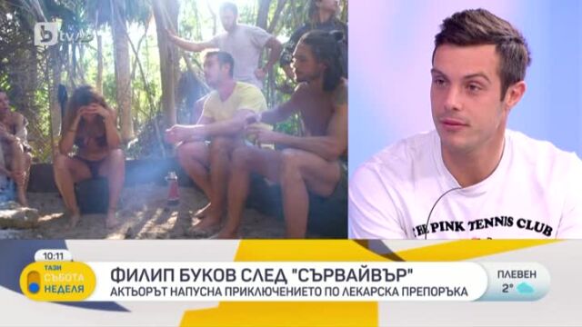 Снимка: Филип Буков след принудителното оттегляне от 