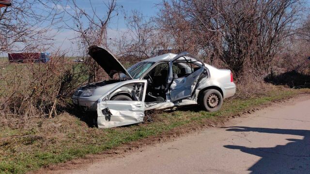 Тежка катастрофа на пътя Русе Бяла стана по обяд