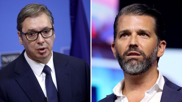 Президентът на Република Сърбия Александър Вучич се срещна с Доналд