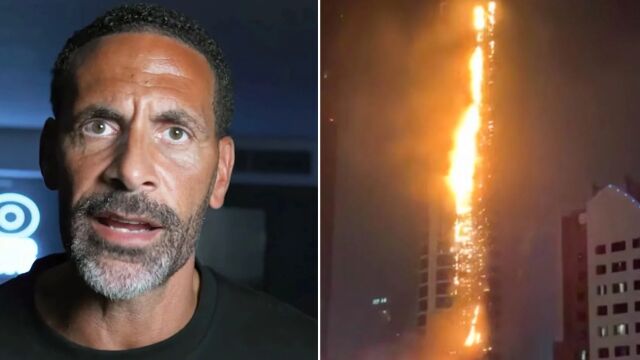 Снимка: Живеем в мазето: Ужас за Рио Фърдинанд в Дубай