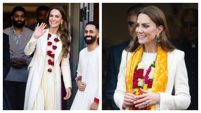 Снимка: Кейт Мидълтън събу обувките си и заприлича на индийка. Причината? (ВИДЕО)