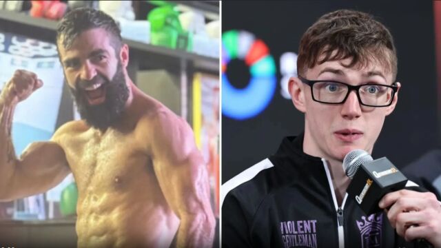 Снимка: Зубър срещу звяр на боксовия ринг