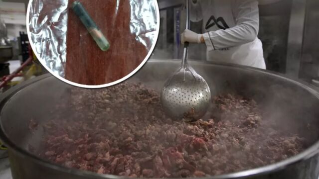 Снимка: Скандал с месо от състезателен кон в социална кухня, след като мъж намери микрочип в храната си