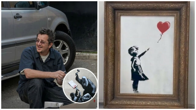 Снимка: Банкси е разкрит! Ето кой стои зад култовите графити по цял свят (ГАЛЕРИЯ)