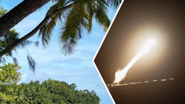 Великобритания отвръща на атаките на Иран, след като бяха изстреляни балистични ракети срещу британски остров 