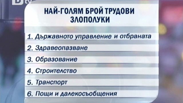 Снимка: Ръст на смъртните случаи след трудови злополуки