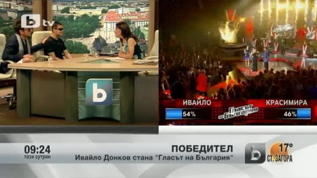 Снимка: Ивайло Донков: Благодаря на хората, които са гласували за мен и ми помогнаха да стигна до тук
