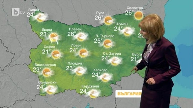 Снимка: Времето в 17 часа - 19.05.2014