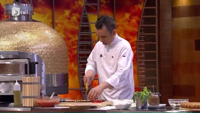 MasterClass за приготвянето на пица десерт от Chef Радо Кирязов