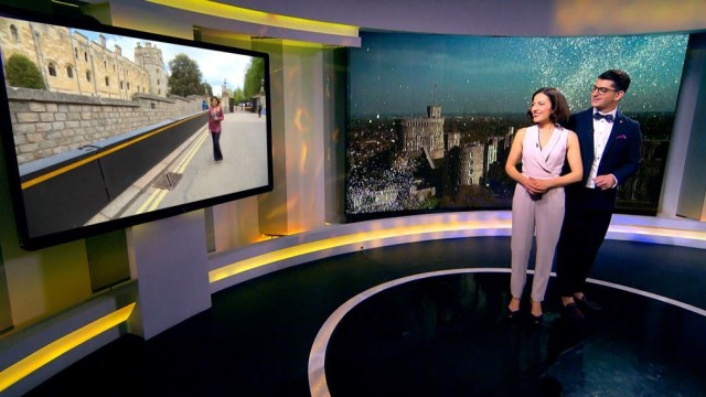 Снимка: Петя Дикова на живо от Лондон, Деси и Сашо в специално студио за сватбата на Меган Маркъл и принц Хари
