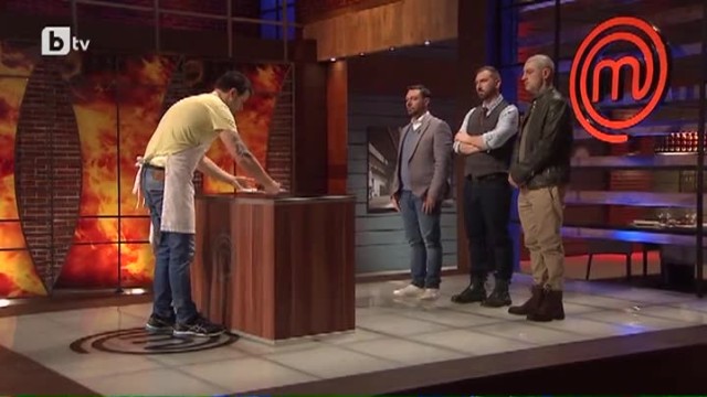 Станислав Райчев представя първото си ястие пред журито на 
