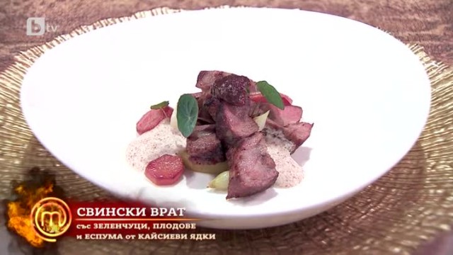 Лора представя основно ястие на финала на MasterChef