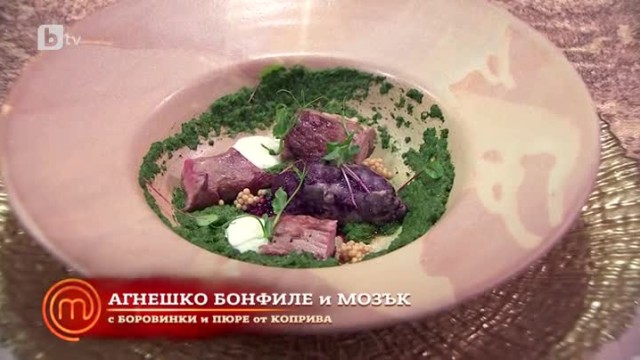 Николай представя основно ястие на финала на MasterChef