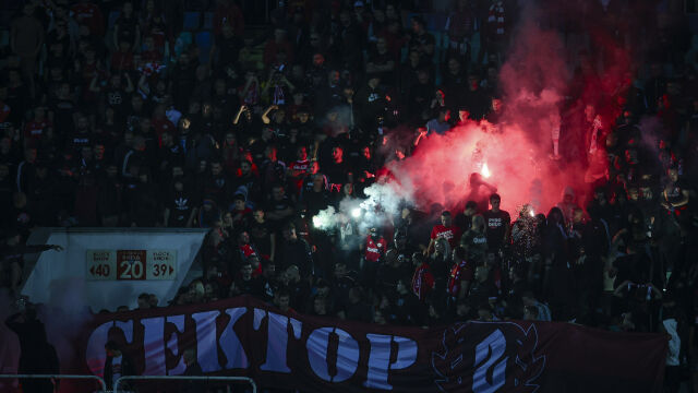 Снимка: Бяло, зелено, червено озари нощта! (ВИДЕО)