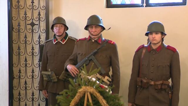 Снимка: Военен ритуал във Врана, тържественият строй прие княз Борис Търновски 