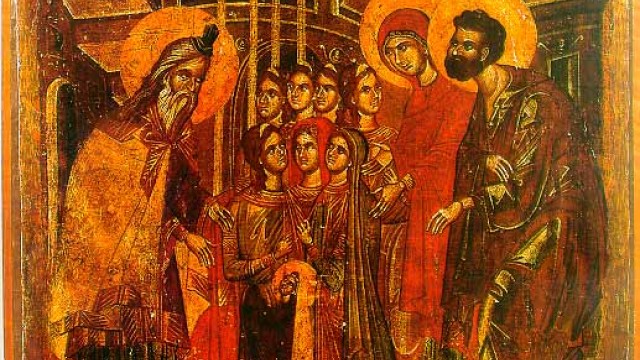 Снимка: Християните празнуват Въведение Богородично
