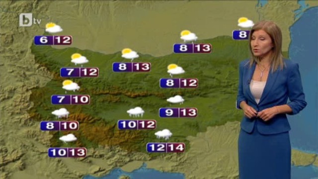 Снимка: Времето - Обедна емисия 06.11.2012 г.