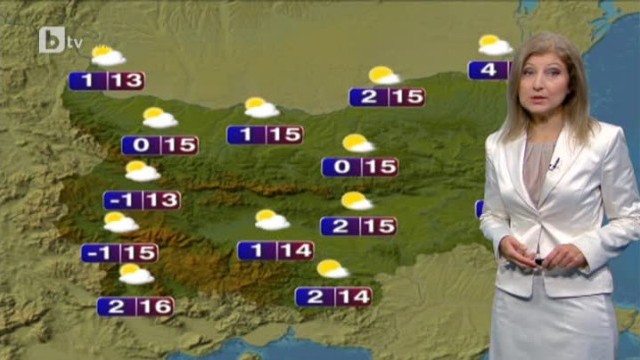 Снимка: Времето - Обедна емисия 10.11.2012 г.
