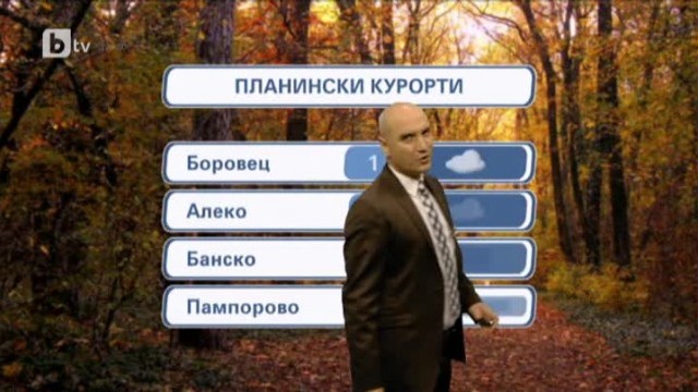 Снимка: Времето - Прогноза в 17 часа 14.11.2012 г.