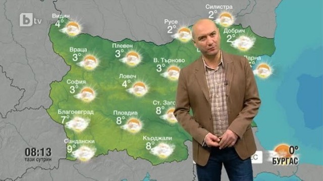 Снимка: Времето - Сутрешна емисия - 29.11.2013 г.