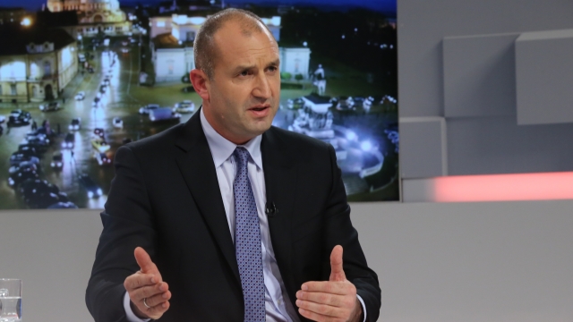 Снимка: Ген. Румен Радев пред bTV: Категорично не преговарям с олигарси