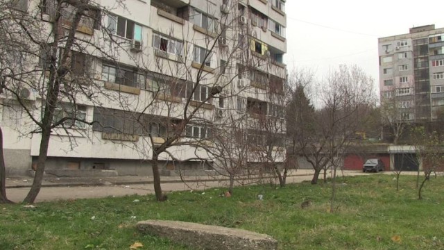 Снимка: Мъж коли и дере зайци до детска градина в Русе 